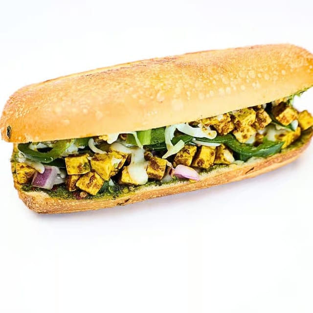 Shahi Paneer Sub Sandwich.