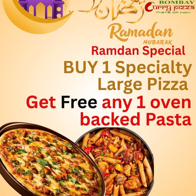 Any 1 Large (14") Specialty Pizza and a Oven Baked Pasta.