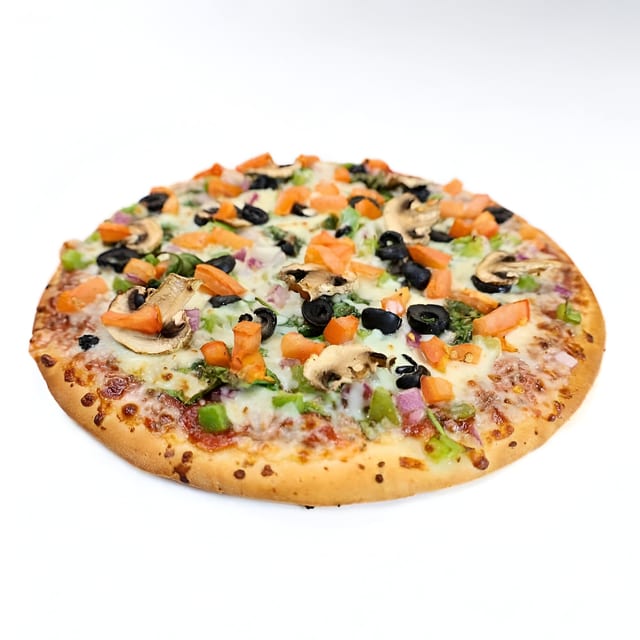 Veggie Deluxe Pizza.