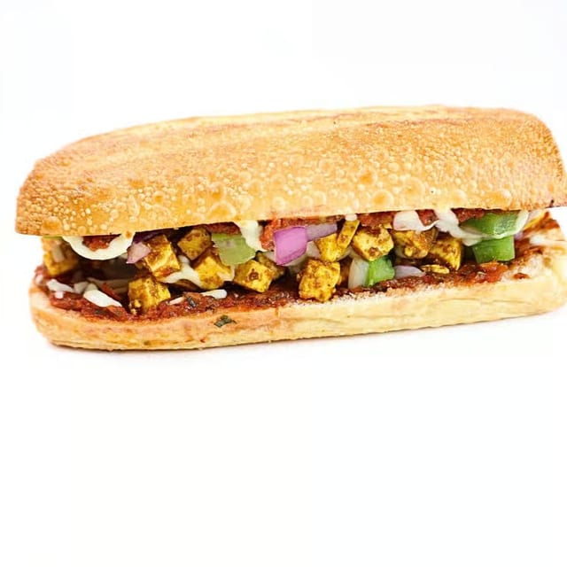 Paneer Tikka Sandwich.
