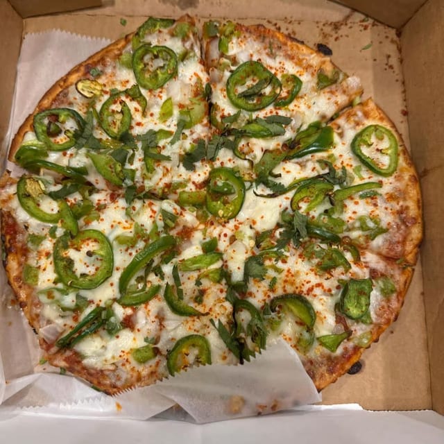 Masala Veggie Pizza.