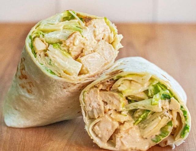Chicken Caesar Wrap.