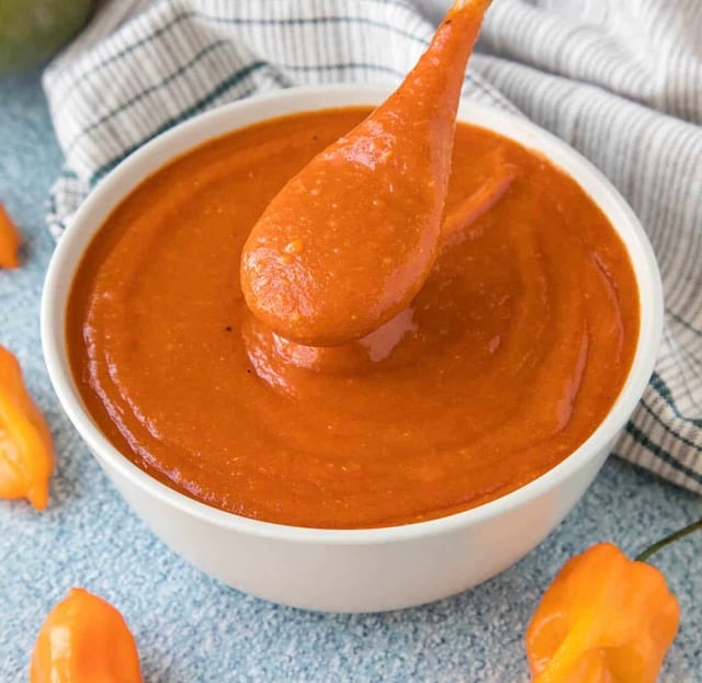 Mango Habanero Dipping Cup.