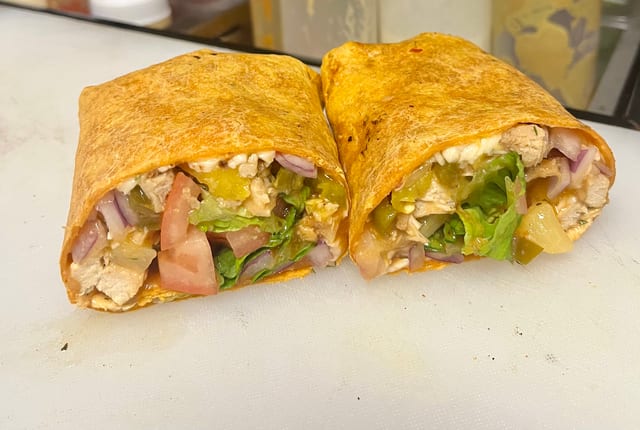 Chicken Mango Habanero Wrap.