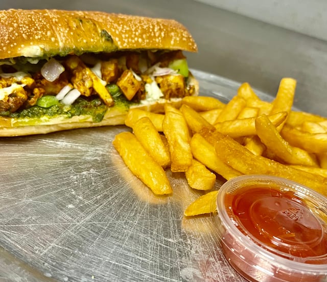 Shahi Tandoori Chicken Sub Sandwich.