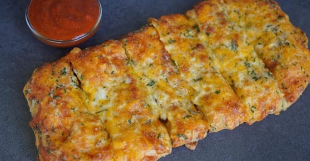 Stuffed Cheese Bread.