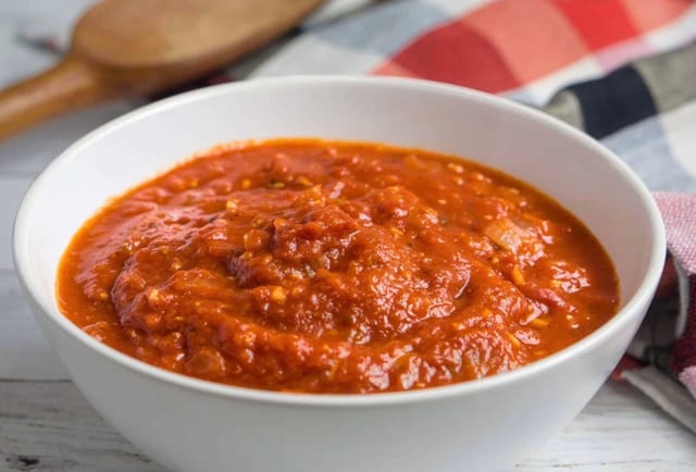 Spicy Marinara Sauce.