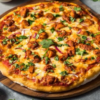 Butter Chicken Pizza