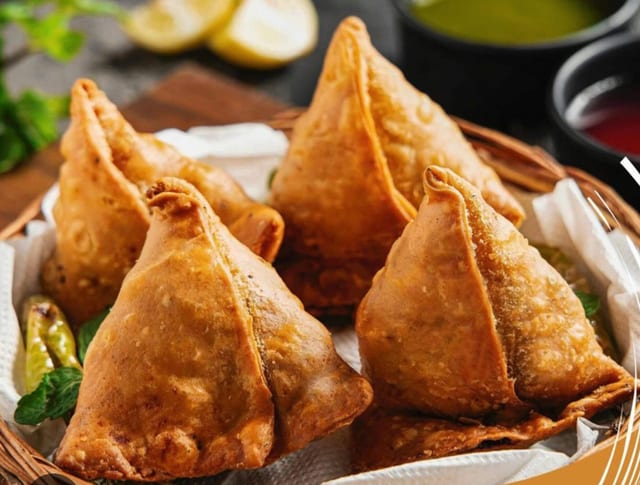 Vegetarian Samosa.