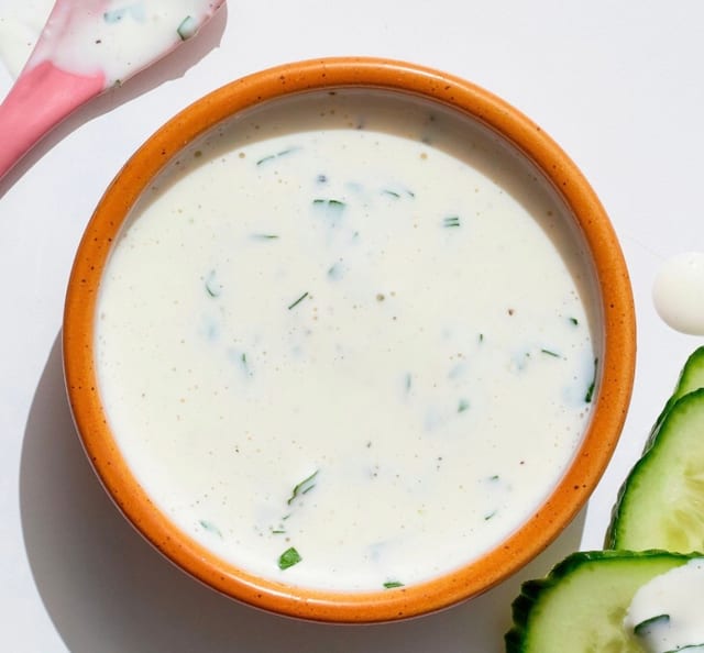 Ranch Dressing Dipping Cup.