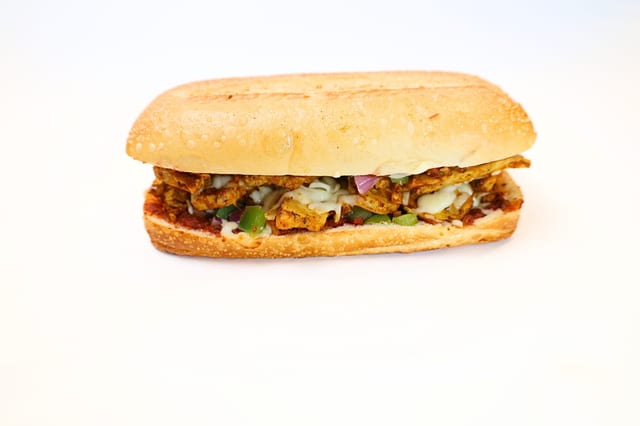 Chicken Tikka Sandwich.