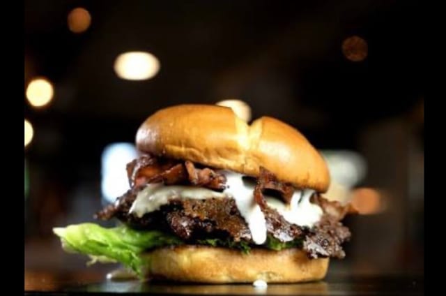 Beef Bacon Ranch Burger.