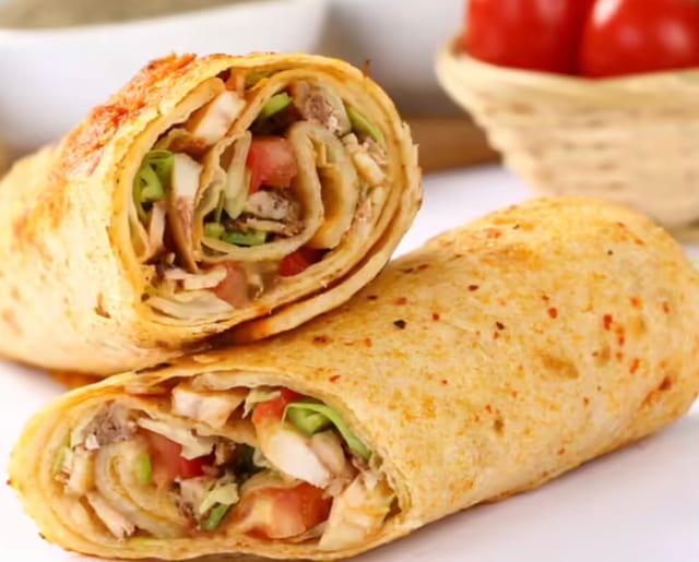 Tandoori Chicken Wrap.