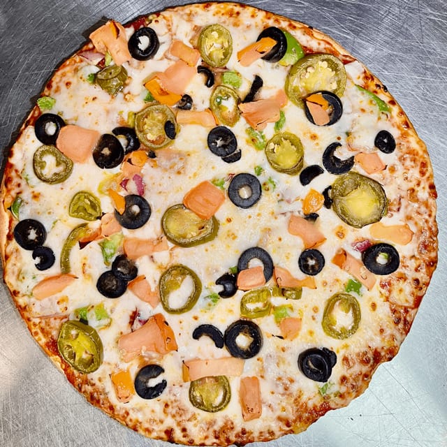 Dhadkan Veggie Pizza.