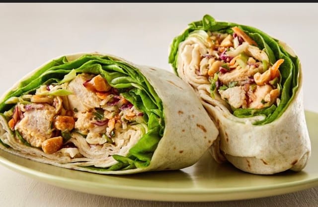 Bombay Chicken Salad Wrap.