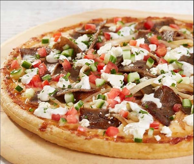 Greek Gyro Pizza.