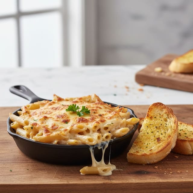 Baked Mac & Cheese.